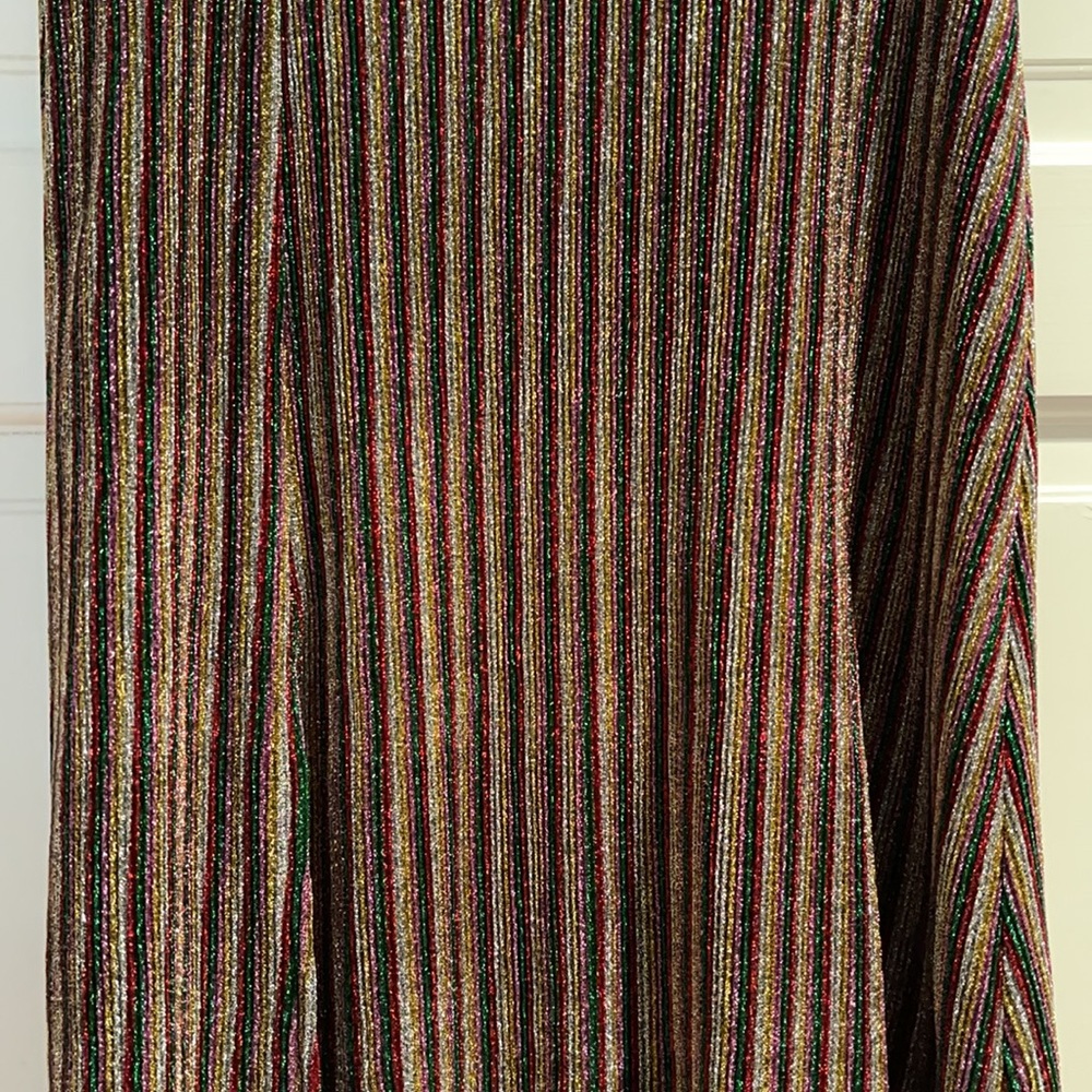 Design Lab Multicolored Metallic Sparkly Skirt - image 4